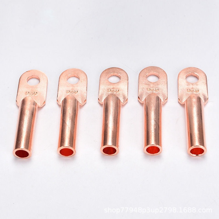 Wholesale DT Copper Noses, Custom Copper Splice Connectors, Tin-plated Copper Wires, Splicing Copper Terminals, Cable Copper Wire Ears