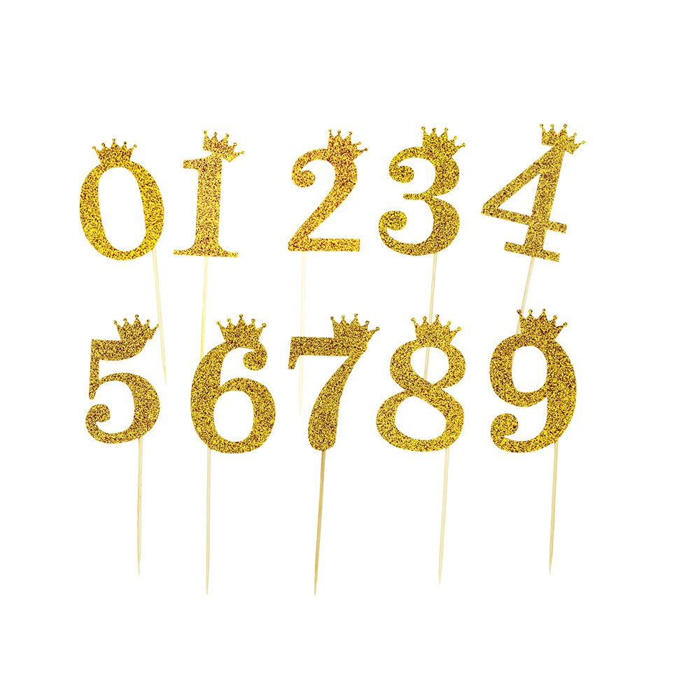 Birthday Number Polyester Birthday Cake Decorating Supplies 1 Piece display picture 2