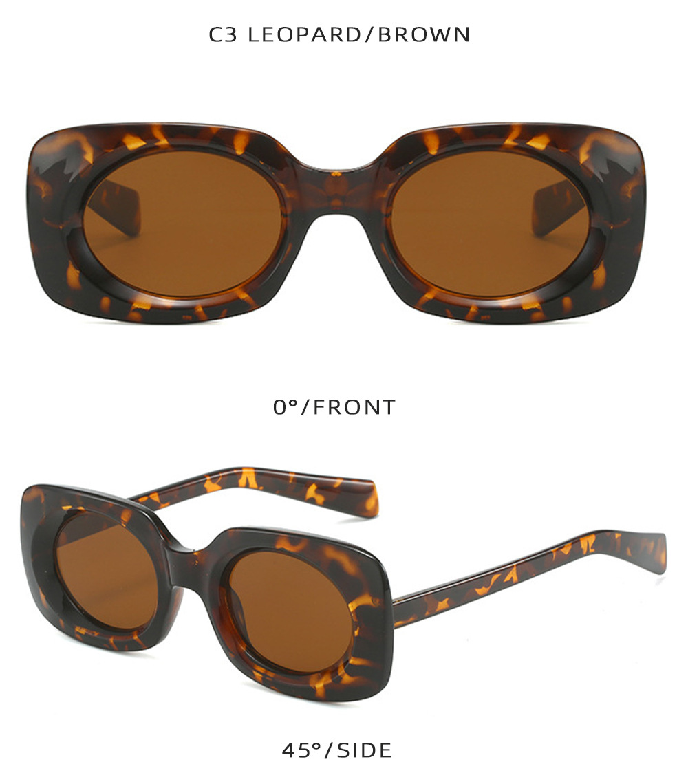 Retro Streetwear Solid Color Pc Oval Frame Full Frame Women's Sunglasses display picture 6