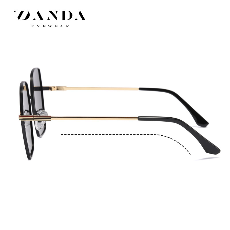 2023 expertos recomiendan gafas de sol de moda gafas de sol polarizadas de protección solar de las mujeres LS321 gafas de sol de moda de dos colores de Marco grande