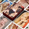 55 stock cards Rose card powder ink Park Caicai 2024 Season's Greetings Collection Card Lomo Card