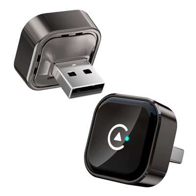 2-in-1 Car Machine Interconnection | Simsiz CarPlay və Android Auto - d520-black-adapter-adapter-cable-7-compatibility-overseas-android-apple