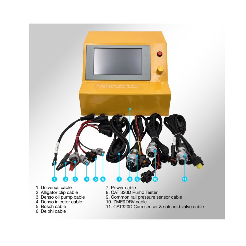 驱动检测卡特320D促动泵 C7C9HEUI电控喷油器检测仪表 高压泵工具