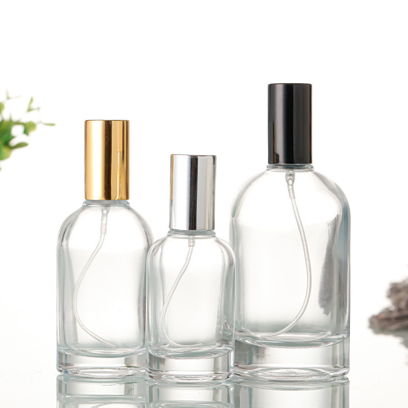 30ml * Botella de perfume de boca de tornillo Boquilla de alúmina Tapa de alúmina * Vidrio