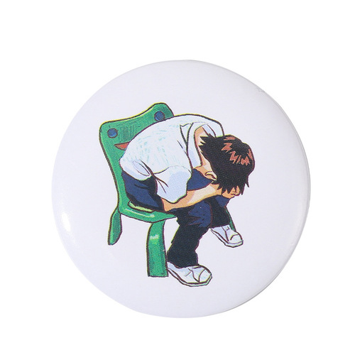 Lucky Star Metal Badge Fun Badge Clothing Accessories Factory Wholesale Commemorative Medal Pin Style Anti-leak