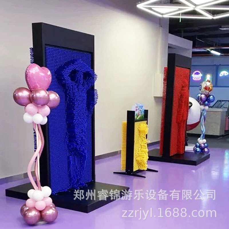 网红三维针雕人体打印墙打印墙暖场游乐活动道具景区克隆打卡脸模