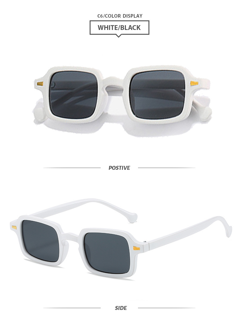 Retro Square Frame Sunglasses
