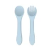Soft fork spoon-blue