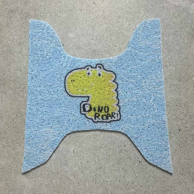 150I Waterproof Wire Ring — Electric vehicle foot mat - yellow-dinosaur-victoria-floor-mats-come-with-velcro