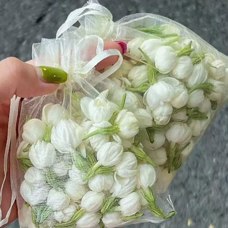 车载香薰茉莉花干花香包久久留香汽车挂件香囊衣柜清香除异味香氛|undefined