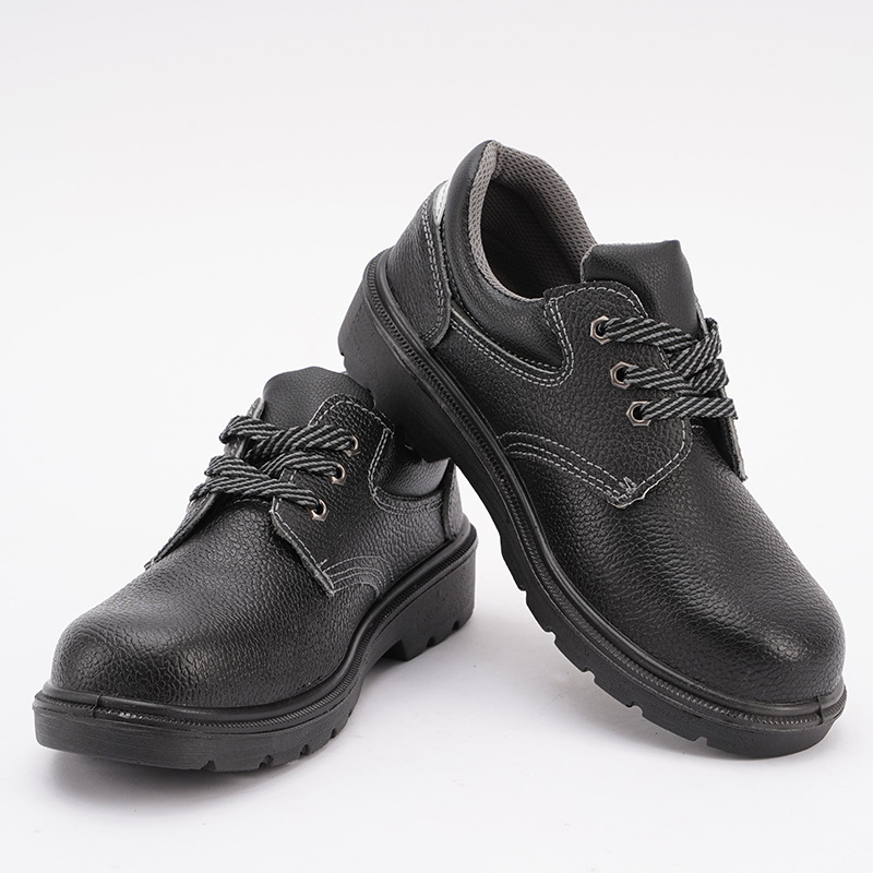 一件代发男士低帮劳保鞋防砸防刺穿PU防滑大底工业足部防护安全鞋