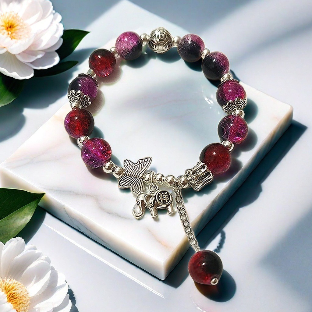 Pulsera de Lirio de los Valles Súper Hada, Promoción Especial 2025, para Mujer, Fresca y Única, Sensación de Alta Gama, Regalo de Pulsera con Cuentas para Mejor Amiga Estudiantil