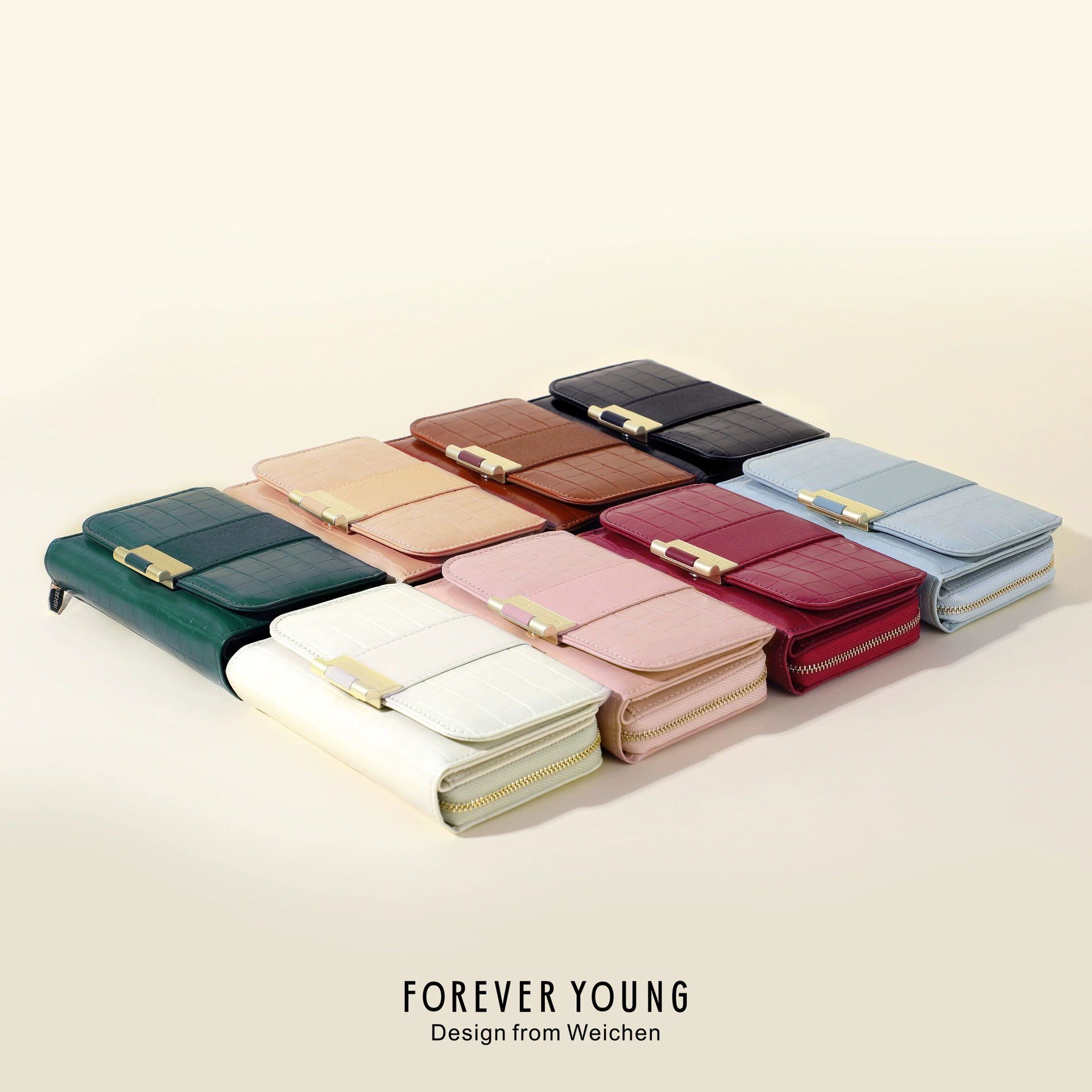 Бессмертный кошелек Forever Young, короткая вместительная сумка, складной держатель для карт, (торговля через границу)