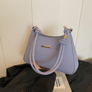 High-end Bag 2024 New Fashionable Women's Bag Autumn and Winter Simple All-match Commuter Shoulder Bag Texture Niche Underarm Bag