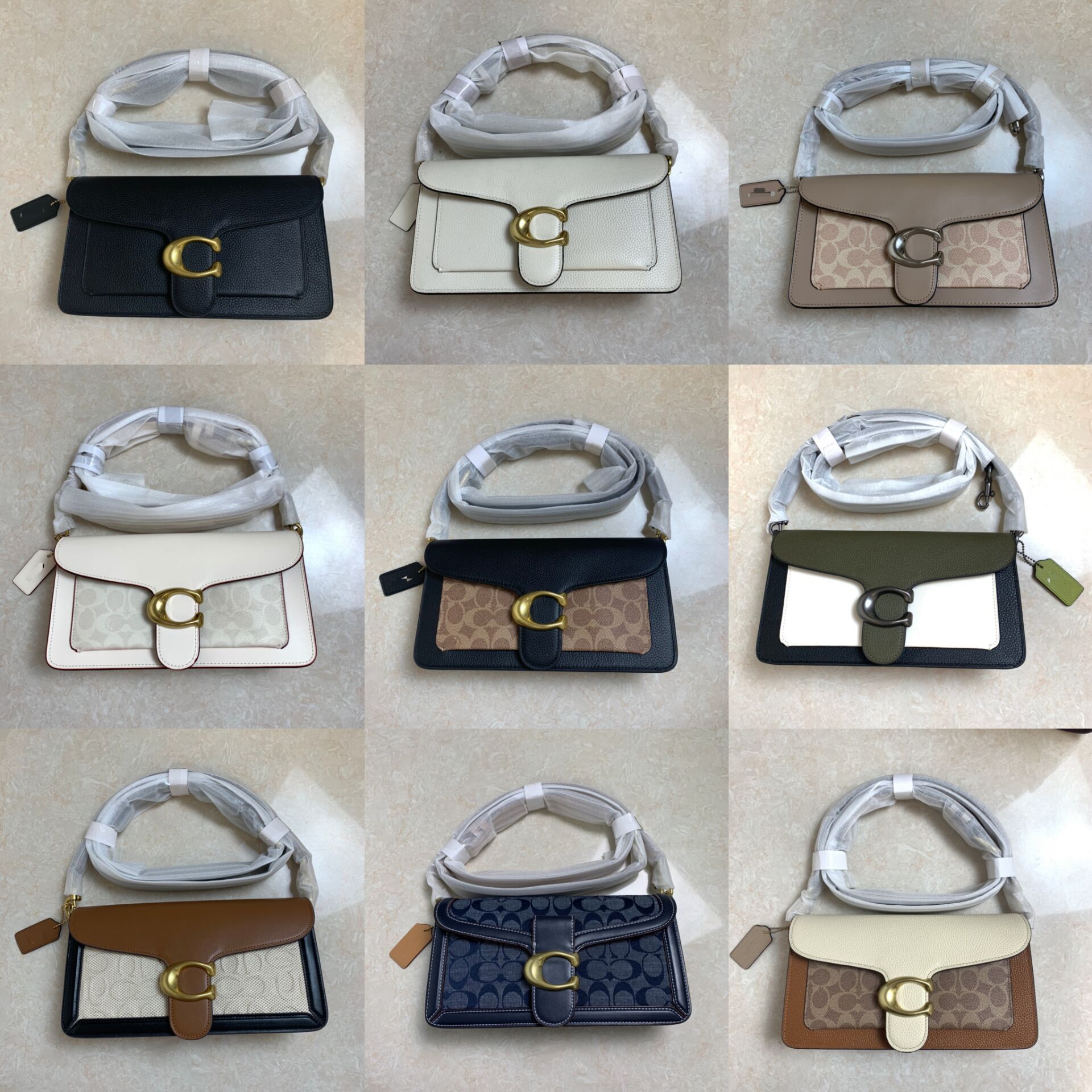 Ole C New Tabby Dionyor Women's Bag Classic Old Flower Shoulder Crossbody Small Square Bag Casual All-match Women's Bag