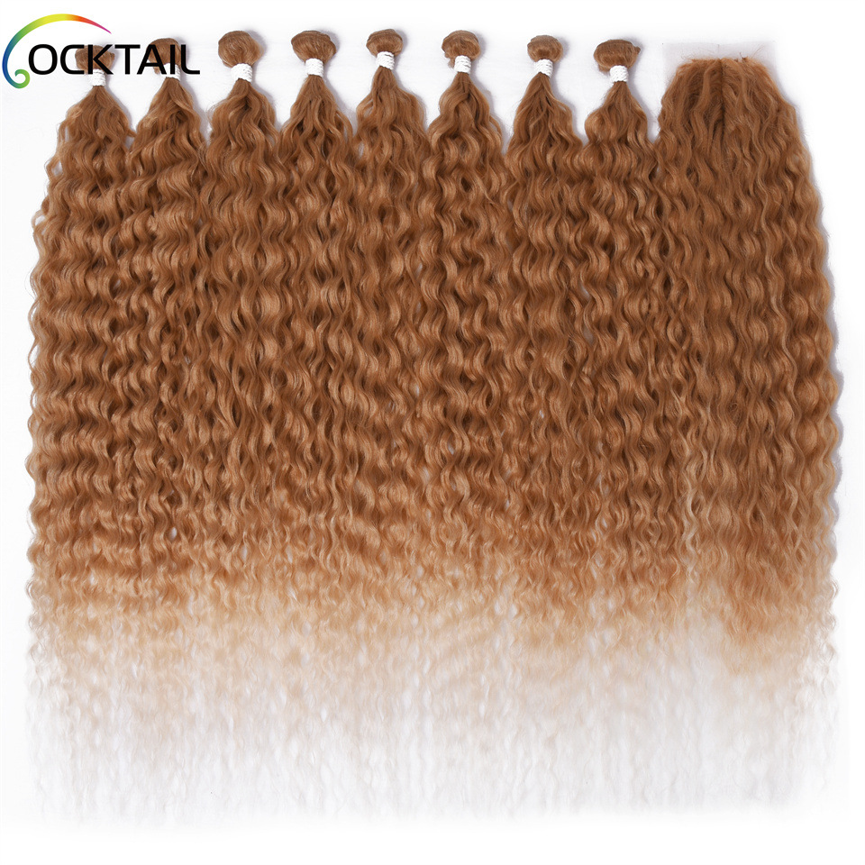 8 + 1 fibra kanekalon fibra química cortina de pelo ventas directas de fábrica 8 + 1 fibra química cortina de pelo