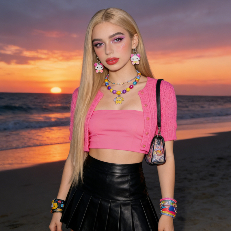 Wig European and American women's long straight hair Amazon African wig long hair chemical fiber full head cover wholesale overseas generation