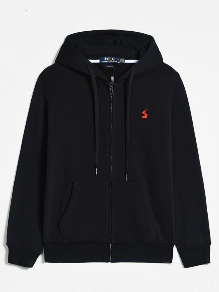 Zipper black-red label