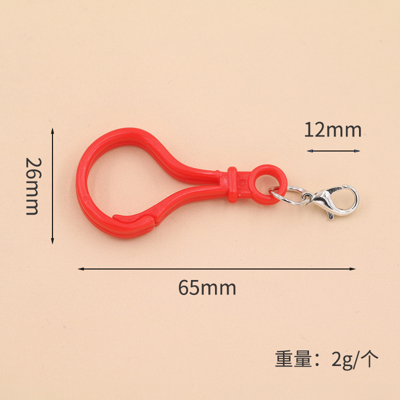 ロブスターバックルカラフルな電球バックルぶら下げ 302 ぶら下げ単円 diy ジュエリーアクセサリープラスチックキーホルダー人形おもちゃペンダント|undefined