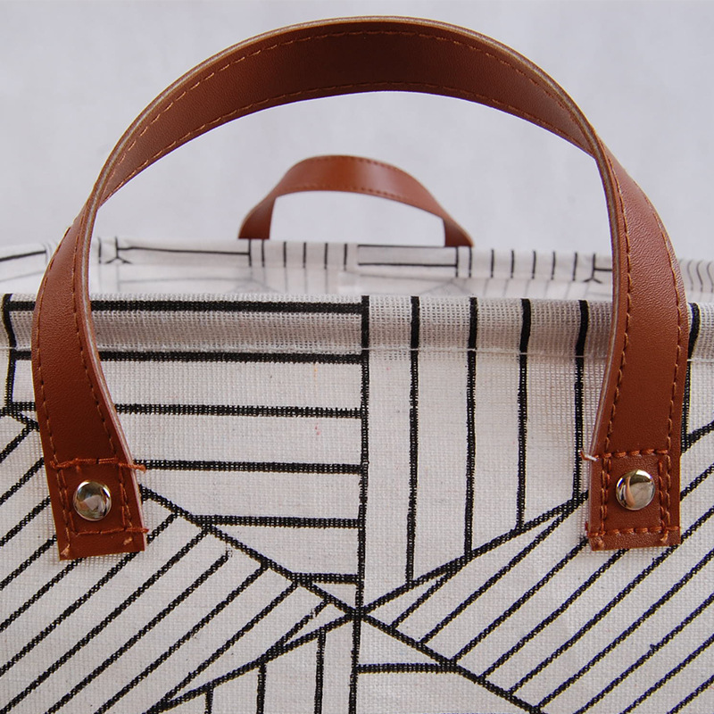 新款大容量收纳筐客厅卧室杂物玩具收纳整理箱手提收纳筐厂家供应