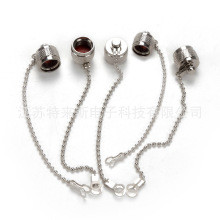 TNC防尘帽 堵头 tNC带小链子TNC母头接头防尘帽