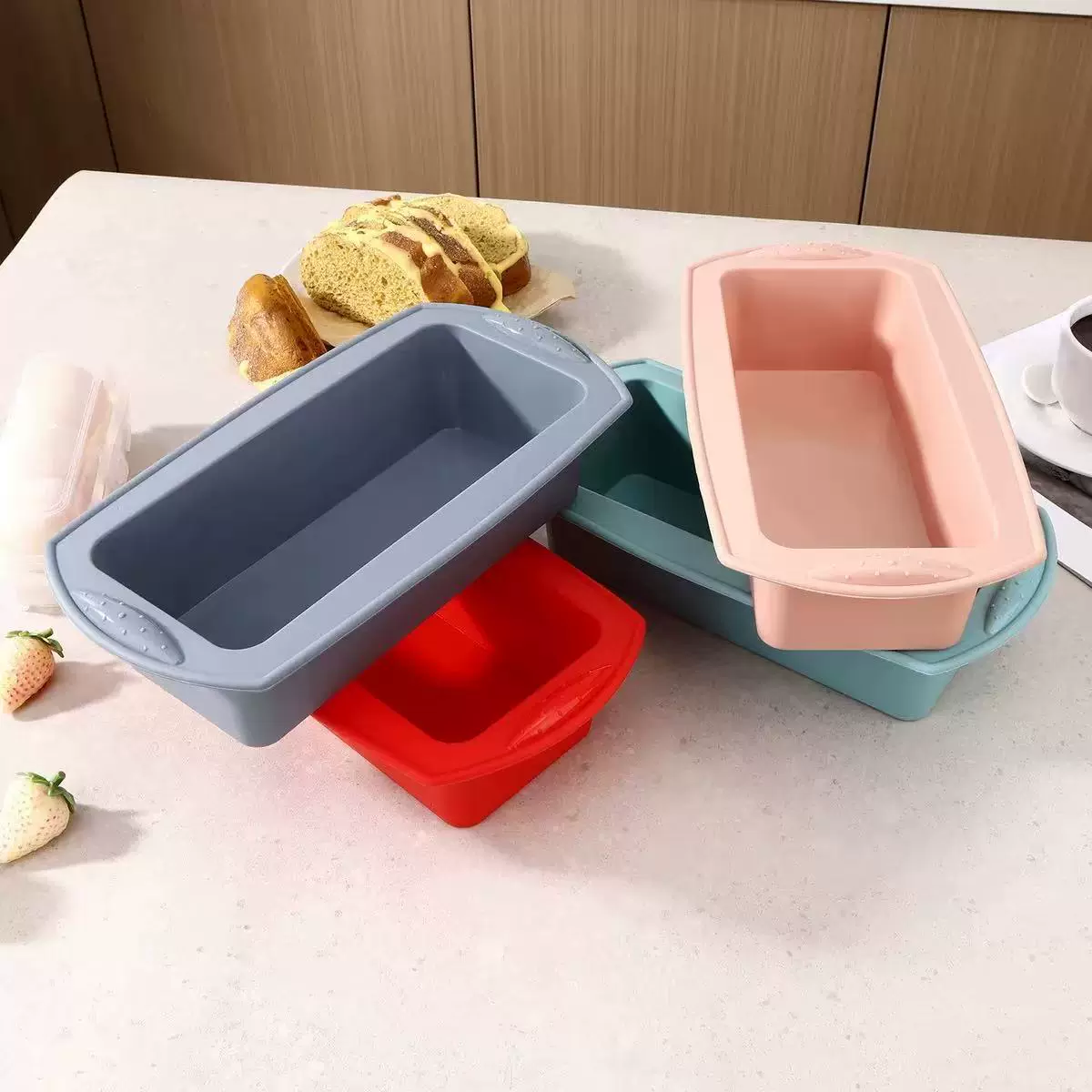 蛋糕模具硅胶烘焙模烘焙家用DIY硅胶易清洗耐高温自制吐司模具