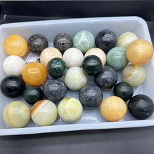 玉石健身手球批发 按摩保健药王石太极球直径5cm老年人把玩件