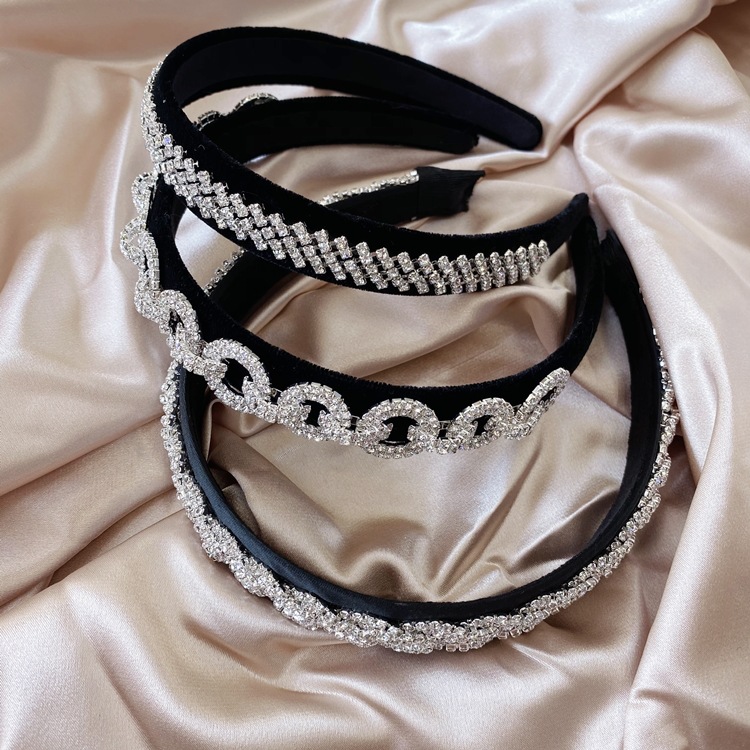 Bandeau De Strass Rétro De Mode En Alliage display picture 3