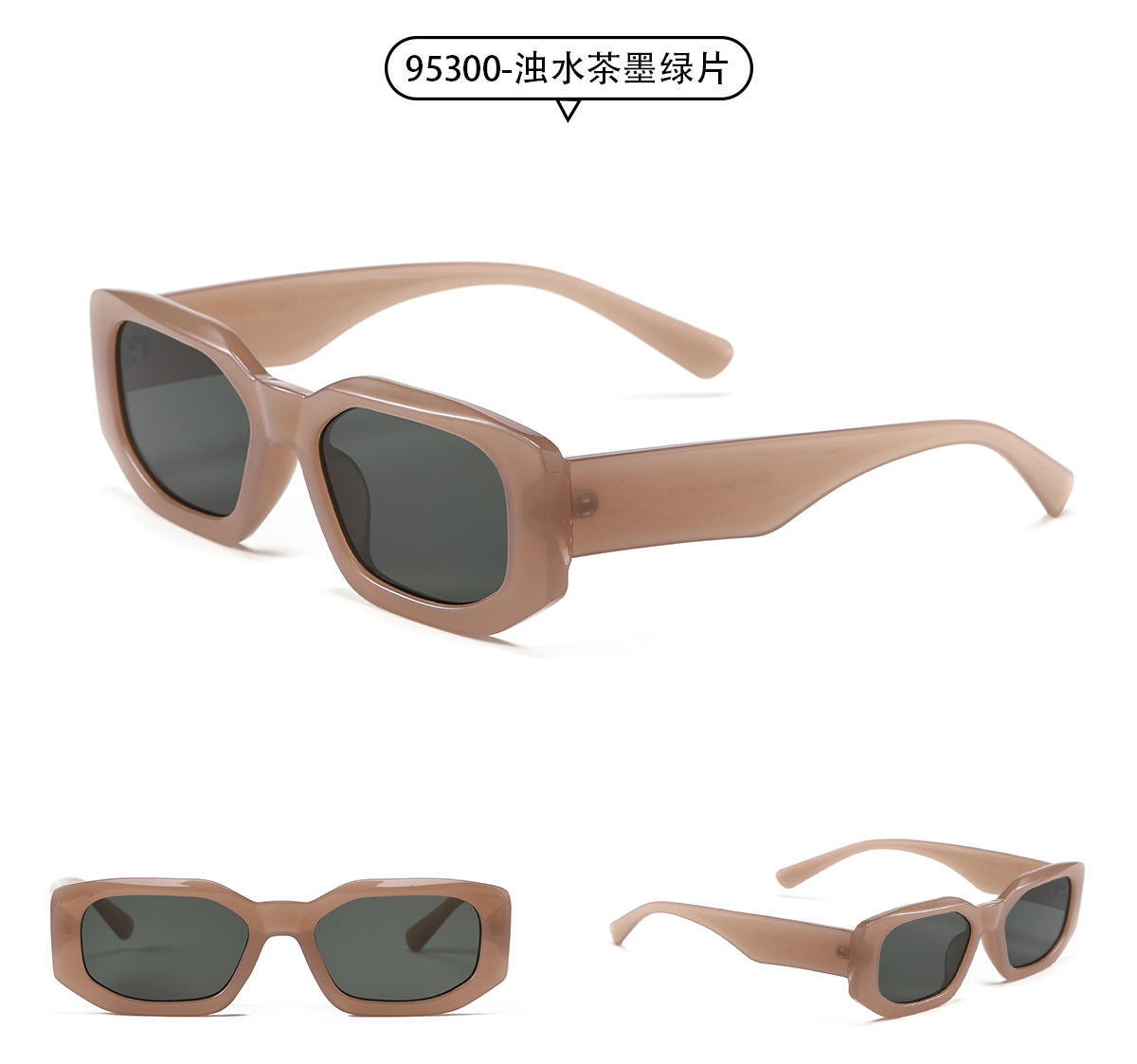 Retro Sunscreen Polygonal Sunglasses Wholesale display picture 10