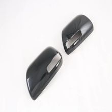 适用于丰田VIGO INNOVA FORTUNER碳纤纹后视镜罩倒车镜盖改装饰