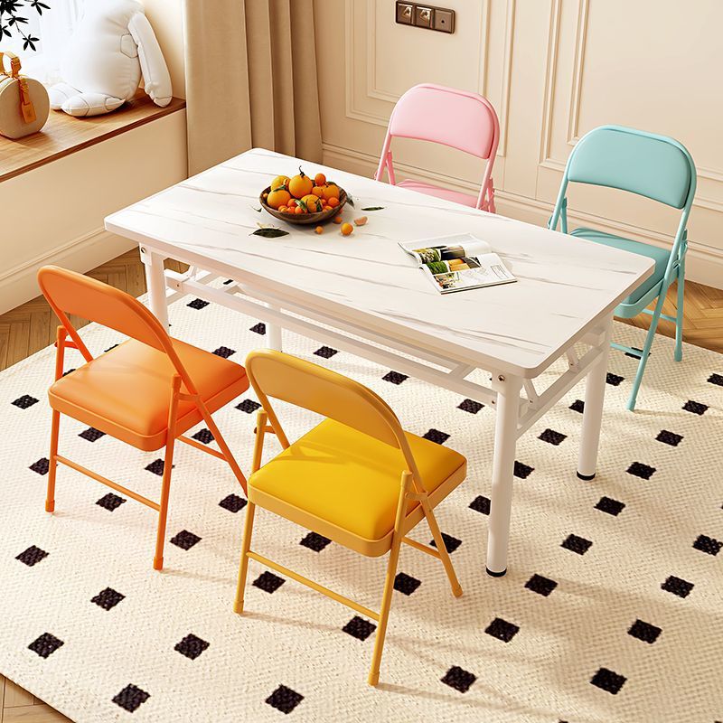 Mesa plegable mesa de computadora doméstica mesa de alquiler de casa mesa de comedor plegable mesa de estudio habitación dormitorio simple mesa pequeña