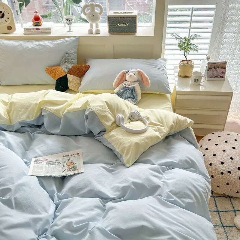 Duvet Cover Bedding Set, Thickened Microfiber, Kids 3–4 pcs, Multiple Sizes (1.2–2.2 m)