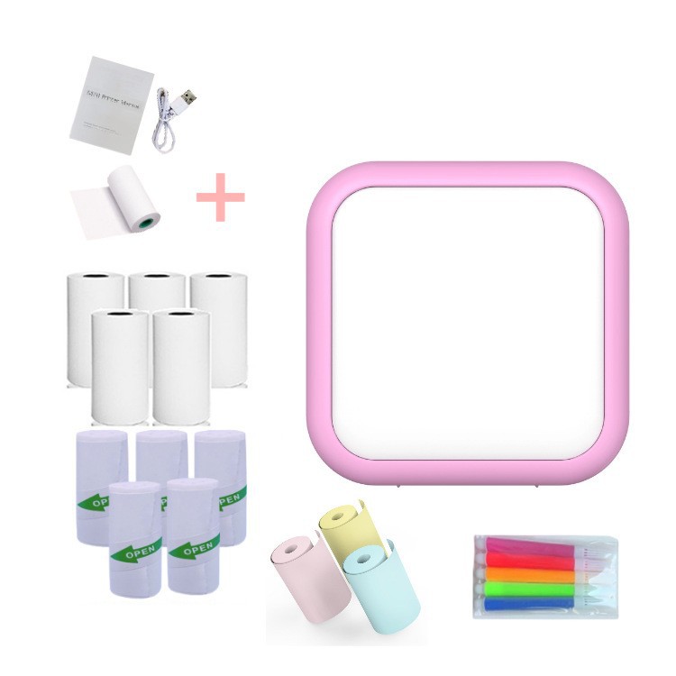 Impresora Térmica Portátil de Etiquetas Portátil con Conexión USB para Uso Doméstico y Oficina