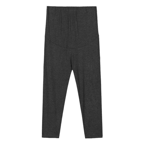 Maternity leggings summer top seven-quarter pants, internet celebrity solid color ankle pants, summer pregnancy middle period seven-quarter pants for women