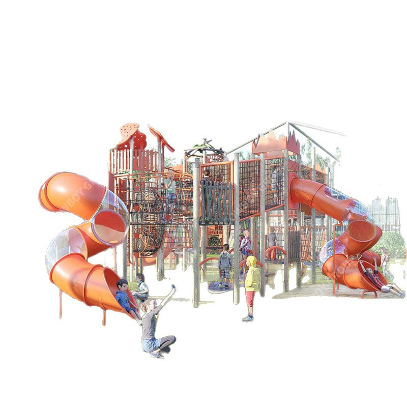 Kindergarten al aire libre niños diapositiva combinada niños al aire libre juguetes grandes escalada desarrollo diversión equipo de diapositivas