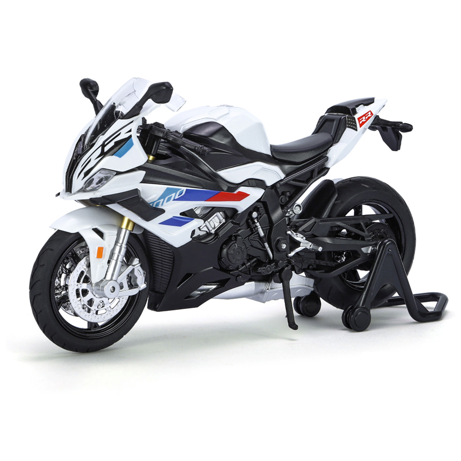 Modelo de motocicleta de aleación 1:12, motocicleta Chuanqi, simulación de amortiguador, dirección, coche de juguete para niños, caja ciega transfronteriza, dropshipping