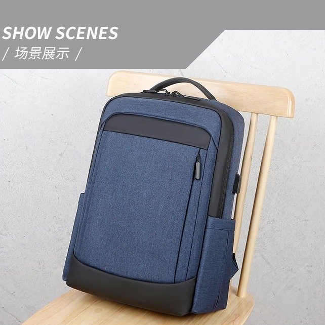 Sacoche pour ordinateur portable homme, modèle simple et pratique, sac à dos multifonctionnel avec compartiment de rangement pour ordinateur, léger, luxueux et tendance._voghion.com