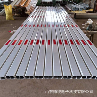 in stock octagonal straight rod landing rod road gate rod telescopic aluminum alloy lifting rod thickened parking lot entrance guard railing