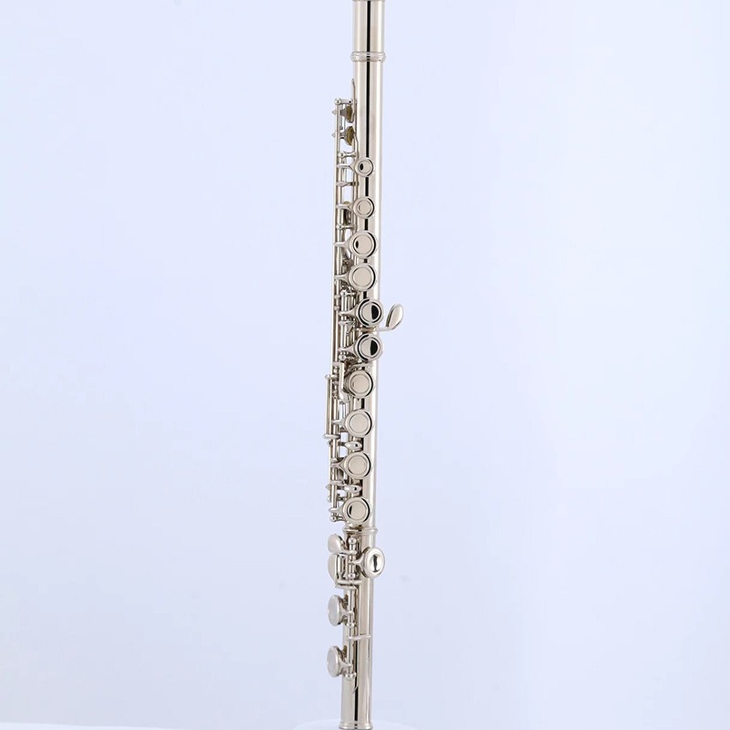 16-hole flute nickel plated C tuning Flute Musical instrument nickel plated silver color flute