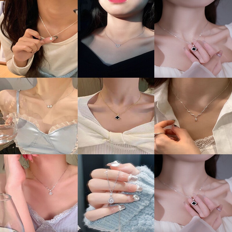 2025 Korean Alloy Clavicle Chain Short Necklace Light Luxury Choker End-Of-Season Clearance Special Price Limited-Time Discount Price 2025 Korean Alloy Clavicle Chain Short Necklace Light Luxury Choker End-Of-Season Clearance Special Price Limited-Time Discount Price