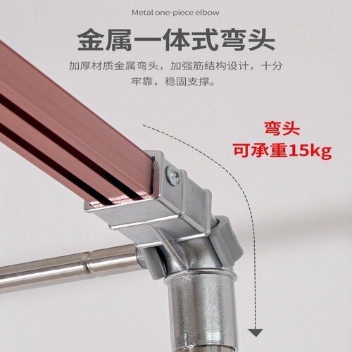 IYR7U Dual Slider Track Support Student Dormitory Darkening Mosquito Net Lifting Aluminum Alloy Track Dormitory Bed Curtain Track