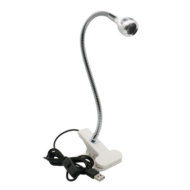 Lámpara de Curado UV al por Mayor, Luz Ambiental Morada, Lámpara Detectora de Dinero, Lámpara para Pesca en Balsa, Lámpara de Escritorio con Clip de Protección Ocular USB, Mini Lámpara para Uñas