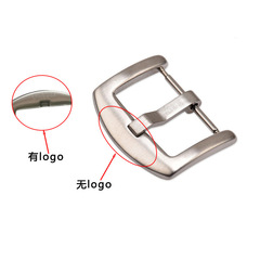 不鏽鋼針扣金屬表扣銀黑金枚金四色優質油壓扣 14-26mm手錶帶配件