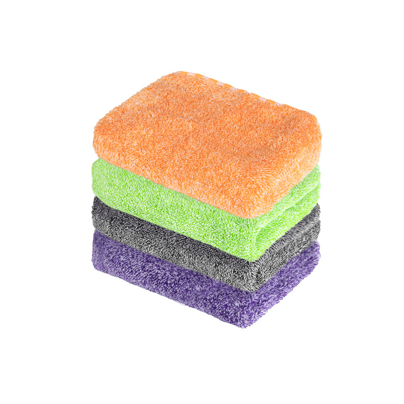 Toalla de coche engrosada de lana de coral conjunto estrellado esponjoso limpieza de coches Toalla de lavado de coches toalla absorbente fábrica al por mayor