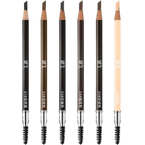 PCL Semi-Permanent Eyebrow Design Pen Waterproof Anti-Hairloss Eyebrow Frame Trimmer Wooden Eyebrow Pen