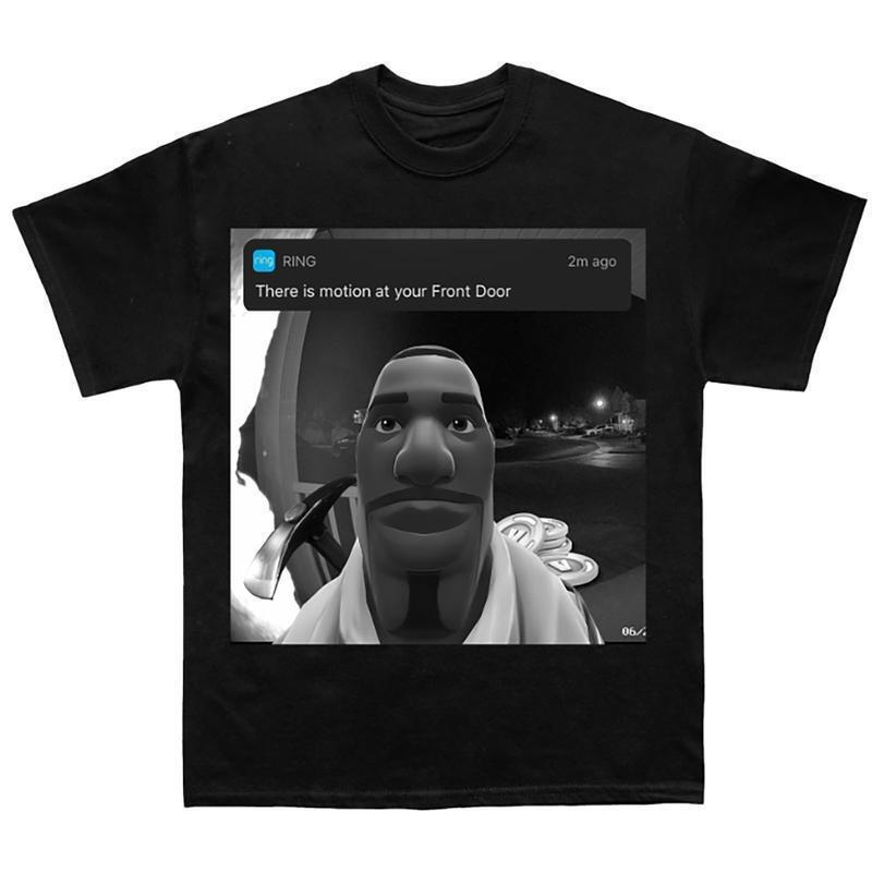 Cross-Border European Size Pure Cotton Default with Motion Meme Fortnite T-Shirt - Fort