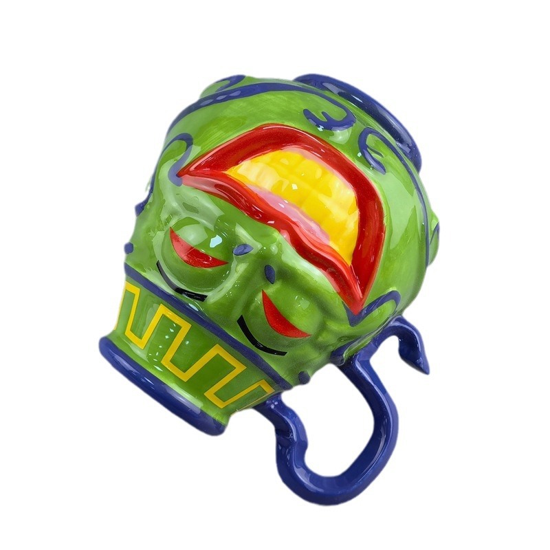 Juegos de animación de dibujos animados de cerámica personaje taza de marca 3D taza de muñeca estrella de animación taza de agua taza de café