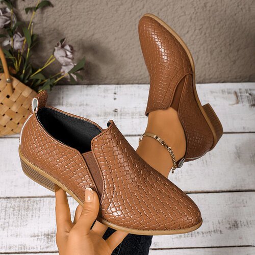 New Style Pointed Toe MU Single Shoes TE Thick Size Wholesale TEMU