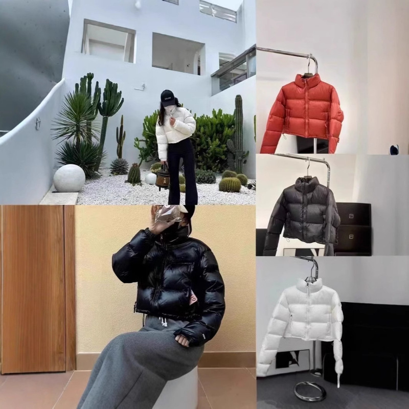 Putian Pure Original North Face Kendall down Jacket Women's 700 Puff White Duck down 84 Style High Waist Short down Jacket