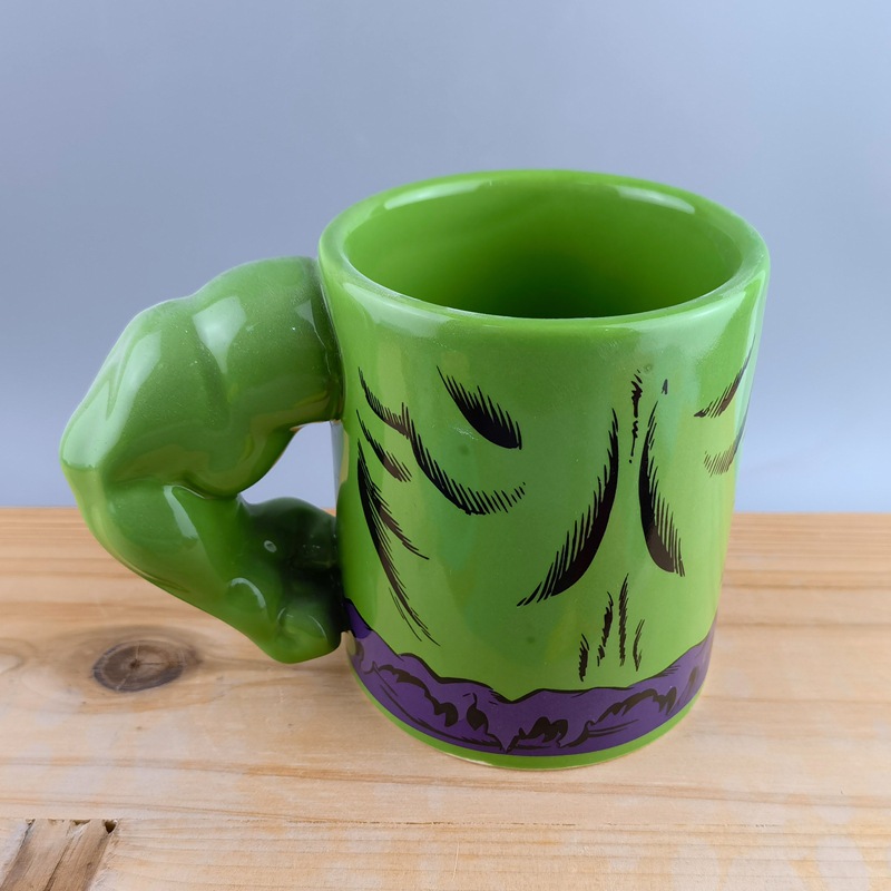 League of Legends Muscle Man Taza de cerámica Anime Capitán América Taza DeadPool Mug Taza de cerámica Taza de agua